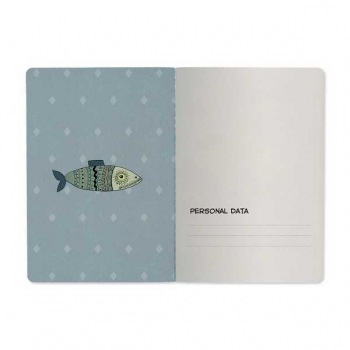 Тетрадь 40л в клетку Bruno Visconti Рыба моя!  арт.7-40-001/06