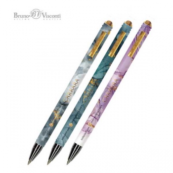 Ручка шариковая Bruno Visconti Carrara.Bright, 0.38мм, синяя, корпус ассорти арт.20-0204/62 Ручка шариковая Bruno Visconti Carrara.Bright, 0.38мм, синяя, корпус ассорти арт.20-0204/62