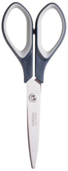 Ножницы Hatber START SOFT, 18см, в картонном блистере с е/п арт.SC_061314