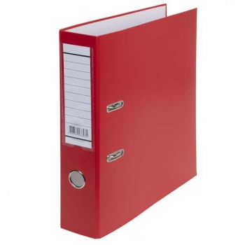Файл-регистратор А4/70мм Hatber бумвинил, с карманом на корешке, красный арт.70ПР4_00015