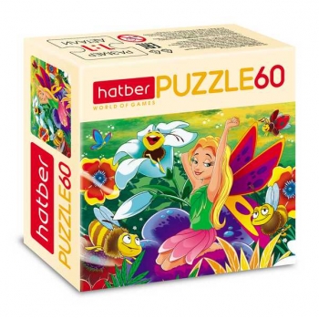 Пазл  60 эл. Hatber Страна фей, 165х230мм арт.60ПЗ5_19484