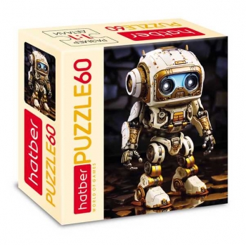 Пазл  60 эл. Hatber Робо, 165х230мм арт.60ПЗ5_30511