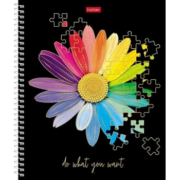 Тетрадь А5 120л в клетку на спирали Hatber Бал цветов твердая ламинир. обл., перф-я на отрыв арт.120Тт5В1сп_29042