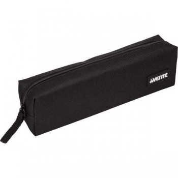 Пенал мягкий прямоугольный 210х60х40 deVENTE Black, текстиль, на молнии, черный арт.7029483