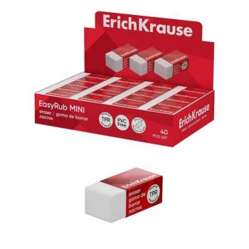 Ластик ErichKrause EasyRub Mini белый арт.63059 Ластик ErichKrause EasyRub Mini белый арт.63059