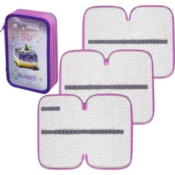 Пенал л/т 3-отдел. 205х120 deVENTE So Sweet, конгрев, фольга арт.7013516