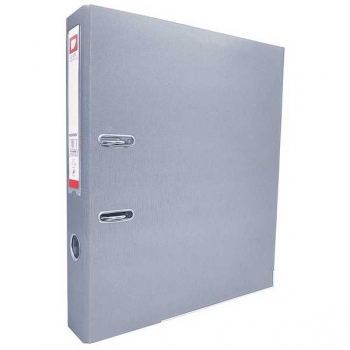 Файл-регистратор А4/50мм ПВХ WORPSON c мет. уголком, с карманом на корешке, АССОРТИ, серый арт.553_серый