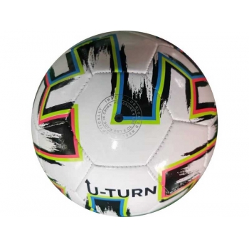 Мяч футбольный, №5, окружность 68-70см, 280-300г., PVC, цвет микс  арт.МБ-2414