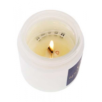 Свеча ароматическая с дерев. фитилем Цитрусовая цедра с пожеланием 6,5*6см арт.УД-3929