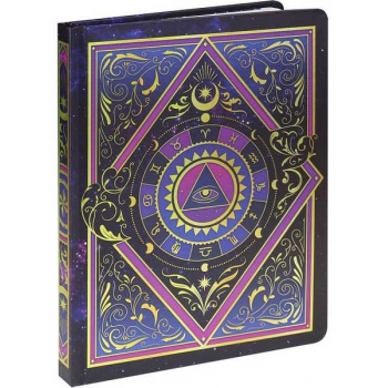 Записная книга Эзотерика-Таролога Магия 170*220мм, 96л., 7БЦ, мат лам+тиснение арт.396-1068