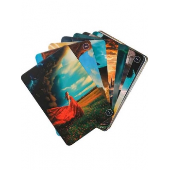 Карты гадальные метафорические Самопознание 72 карты универсальные, ассоциативные, книга-инструкция арт.ИК-5605