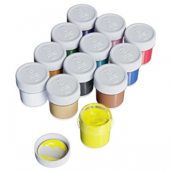 Гуашь ЮНЫЙ ХУДОЖНИК NEW, 12цв, 17,5мл арт.221008