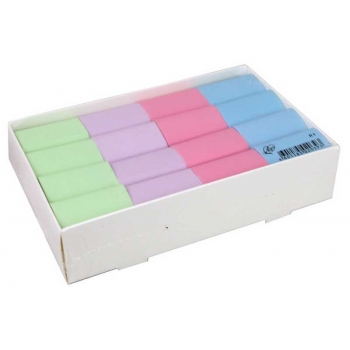 Ластик Л1 (35*22*10 мм), пастельный цвет, в ассортименте арт.34С 2262-08