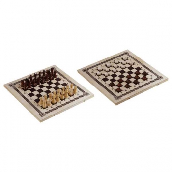 Игра настольная   ТРИ СОВЫ Нарды,шашки,шахматы (набор игр 3 в 1),обиходные,с деревянной доской 400*400мм арт.НИ_343630 Игра настольная   ТРИ СОВЫ Нарды,шашки,шахматы (набор игр 3 в 1),обиходные,с деревянной доской 400*400мм арт.НИ_343630