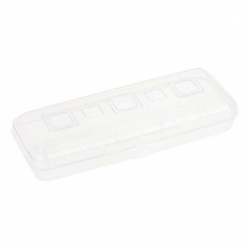 Пенал-футляр СТАММ, 210*90*40мм, пластик, прозрачный, бесцветный арт.ПН30 Пенал-футляр СТАММ, 210*90*40мм, пластик, прозрачный, бесцветный арт.ПН30