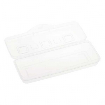 Пенал-футляр СТАММ, 210*90*40мм, пластик, прозрачный, бесцветный арт.ПН30