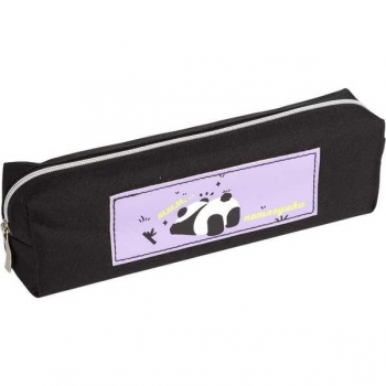 Пенал мягкий прямоугольный 210х60х40 deVENTE Потягушки,  на молнии, с аппликацией из иск кожи арт.7020592