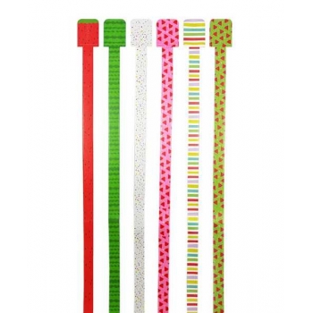 Закладки-ляссе  для книг, самоклеящиеся, ПВХ, набор 6шт 12х376 мм, Пришельцы арт.2921.Р11/6