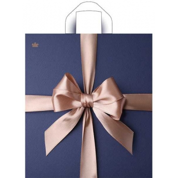 Мешок 42х38см ПНД 37мкм с петлевой ручкой, Бант Мокко арт.н00292426 Мешок 42х38см ПНД 37мкм с петлевой ручкой, Бант Мокко арт.н00292426