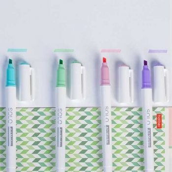 Артмаркер Hatber Solo PASTEL, 1-4мм, мягкий наконечник, Небо (голубой) арт.HL_088693