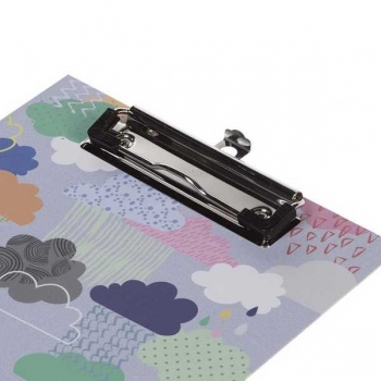Планшет А5 Hatber Funny Clouds с верх.зажимом, картон арт.Пп5л_075748