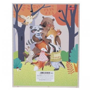 Планшет А5 Hatber Жила-была лисичка с верх.зажимом, картон арт.Пп5л_075761