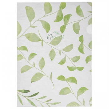Папка-уголок А4 Hatber NATURAL LEAVES, текстура с печатью арт.AG4_33480 Папка-уголок А4 Hatber NATURAL LEAVES, текстура с печатью арт.AG4_33480