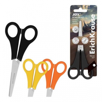 Ножницы ErichKrause Road Beast 13,5 см, детские, ассорти, карт. блистер арт.63159 Ножницы ErichKrause Road Beast 13,5 см, детские, ассорти, карт. блистер арт.63159