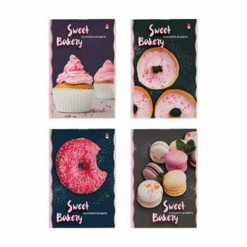 Блокнот А6 40л на скрепке ДОНАТ РУЛИТ! в клетку, ассорти 4 вида арт.3-40-712