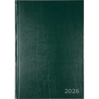 Ежедневник 2026 А5 Attomex 140*210 мм, 336 стр, тв. обл., ТЕМНО-ЗЕЛЕНЫЙ арт.2332663