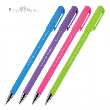 Ручка шариковая Bruno Visconti SlimWrite. SPECIAL, 0.5мм, синяя, корпус ассорти арт.20-0007 Ручка шариковая Bruno Visconti SlimWrite. SPECIAL, 0.5мм, синяя, корпус ассорти арт.20-0007