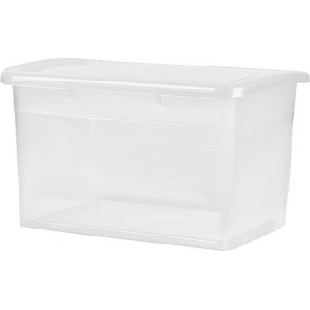 Ящик для хранения Keeplex Laconic с крышкой, 14л, 37х27,4х22,2 см прозрачный кристалл арт.KL2505 11 999