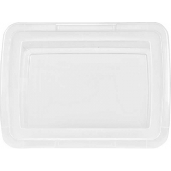 Ящик для хранения Keeplex Laconic с крышкой, 14л, 37х27,4х22,2 см прозрачный кристалл арт.KL2505 11 999