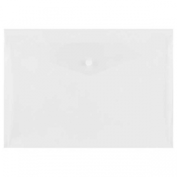 Папка-конверт А4 на кнопке СТАММ, 150мкм, прозрачная, бесцветная арт.ММ-32272 Папка-конверт А4 на кнопке СТАММ, 150мкм, прозрачная, бесцветная арт.ММ-32272