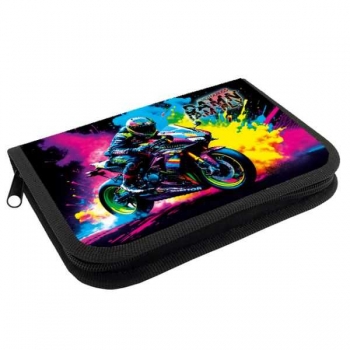 Пенал л/т 1-отделен. большой 190*130 арт.ПКК 04-5 Мотогонщик