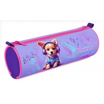 Пенал мягкий Тубус 210*70 арт.ПМО 05-20 Disco puppy