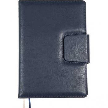 Ежедневник 2026 А5 deVENTE Norwich 145*205 мм, 336 стр, крем. бум., перфор., тв. обл., СИНИЙ арт.2232650