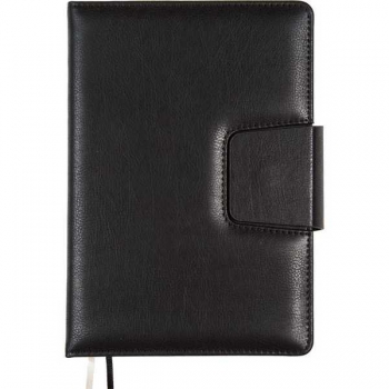 Ежедневник 2026 А5 deVENTE Norwich 145*205 мм, 336 стр, крем. бум., перфор., тв. обл., ЧЕРНЫЙ арт.2232649