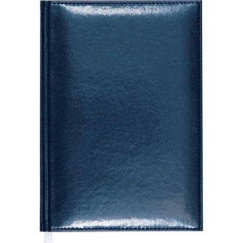 Ежедневник 2026 В6 Attomex Visa 120*170 мм, 336 стр, бел. бум., 2 ляссе, тв. обл., ТЕМНО-СИНИЙ арт.2233635