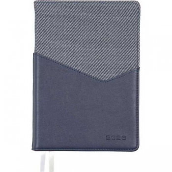 Ежедневник 2026 А5 deVENTE Kollin 145*205 мм, 336 стр, крем. бум., перф-я, тв. обл., СИНИЙ арт.2232697