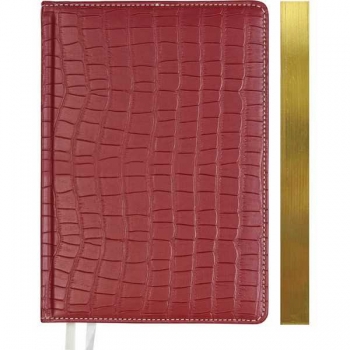 Ежедневник 2026 В6 deVENTE Wild 120*170 мм, 336 стр, бел. бум., зол. срез, перф-я, тв. обл., БОРДОВЫЙ арт.2233612