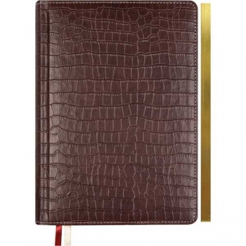 Еженедельник 2026 А4 deVENTE Wild 210*290 мм, 128 стр, бел.бум., перфорация, тв.обл., ТЕМНО-КОРИЧНЕВЫЙ арт.2236609