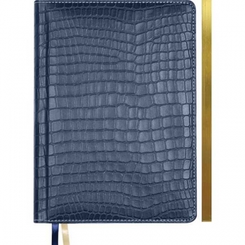 Еженедельник 2026 А4 deVENTE Wild 210*290 мм, 128 стр, бел.бум., перфорация, тв.обл., ТЕМНО-СИНИЙ арт.2236611