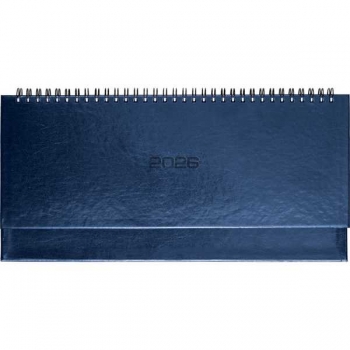 Планинг 2026 Attomex Orion 294*142 мм, 128 стр, бел.бум., тв.обл., бумвинил, евроспираль, ТЕМНО-СИНИЙ арт.2239660