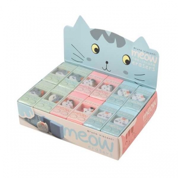 Ластик Bruno Visconti Meow,  3 вида арт.42-0076