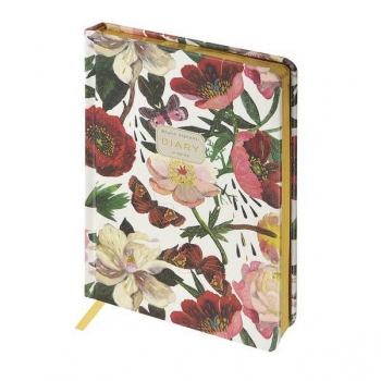 Ежедневник А5+ 145*205 мм, недатир. Bruno Visconti  FLORA.Пионы 240 стр, тв.обл, золотой срез арт.3-744/08