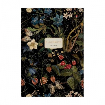 Блокнот А4 160л престиж FLORA.ЛЕСНЫЕ ЯГОДЫ, клетка, тв. обл., глянц. ламинация арт.3-160-490/18 Блокнот А4 160л престиж FLORA.ЛЕСНЫЕ ЯГОДЫ, клетка, тв. обл., глянц. ламинация арт.3-160-490/18