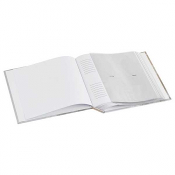 Фотоальбом 18х23см, 200 фото 10х15см, ArtSpace Moments, ПП карман, бумажные страницы, ткань  арт. PAPT200_66543