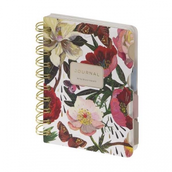 Записная книжка А6 120л на гребне с раздел.Bruno Visconti ART JOURNAL.FLORA.ПИОНЫ в кл./лин./точку арт.3-568/24 Записная книжка А6 120л на гребне с раздел.Bruno Visconti ART JOURNAL.FLORA.ПИОНЫ в кл./лин./точку арт.3-568/24