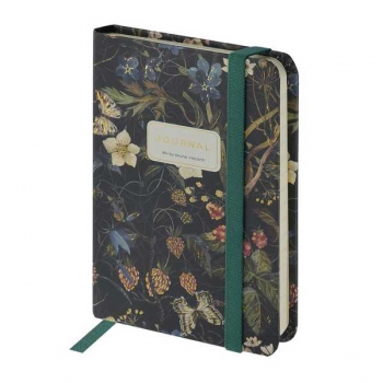Записная книжка А6 100л на резинке Bruno Visconti MEGAPOLIS JOURNAL.FLORA.ЛЕСНЫЕ ЯГОДЫ в линейку арт.3-478/14